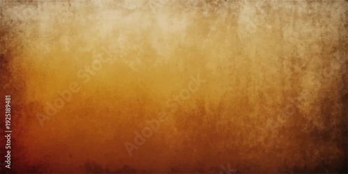 A vintage aged brown parchment pattern with a grungy stained texture provides an antique weathered wood background for retro design