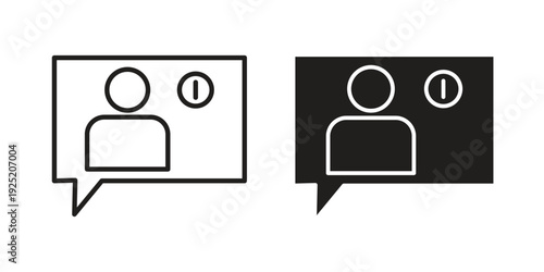 Followers icon in a simple, black and white style.