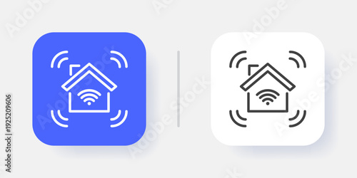 Artificial Intelligence UI Button Icon with Active and Inactive States – Modern SaaS Dashboard Interface Element