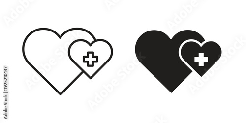 Heal icon in a simple, black and white style.