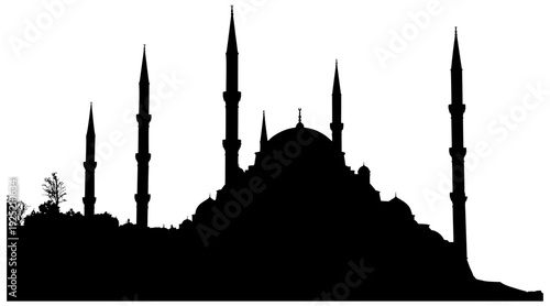 Ramadhan kareem theme illustration graphic design