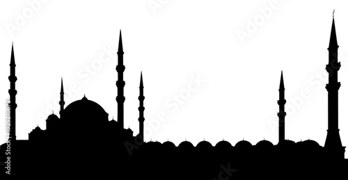 Ramadhan kareem theme illustration graphic design