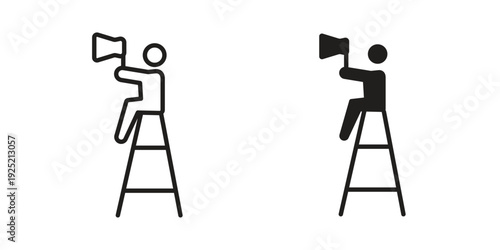 Lifeguard icon in a simple, black and white style.