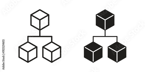 Modules icon in a simple, black and white style.