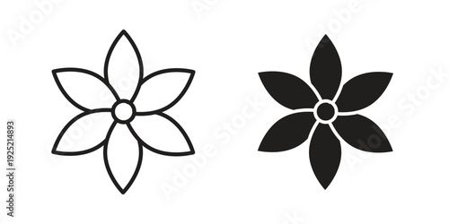 Neroli icon in a simple, black and white style.