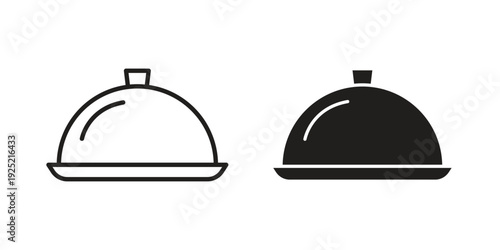 Platter icon in a simple, black and white style.