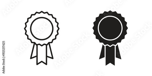 Recognition icon in a simple, black and white style.