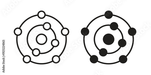 Antioxidant icon in a simple line art style. EPS10