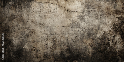 A weathered vintage pattern of aged brown stone wall texture featuring a grungy rough surface and antique material backdrop