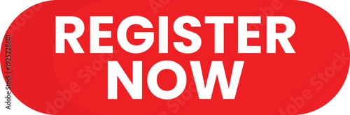 This simple, yet highly effective, red rounded rectangular button prominently features the clear and urgent "REGISTER NOW" call to action, demanding immediate attention.