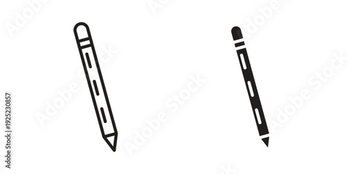 Eyeliner icon in a simple line art style. EPS10