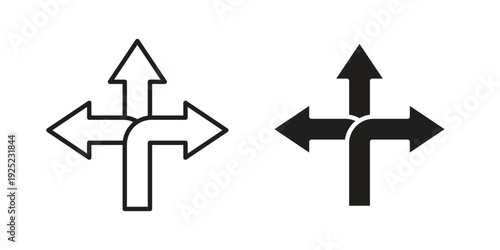 Flexibility icon in a simple line art style. EPS10