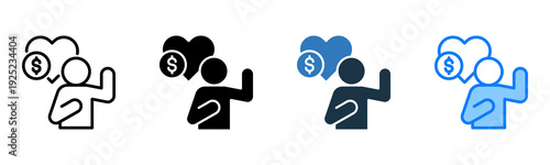 Pledge icon multiple style 