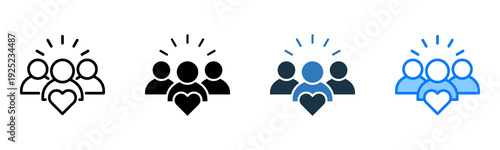 Community icon multiple style 