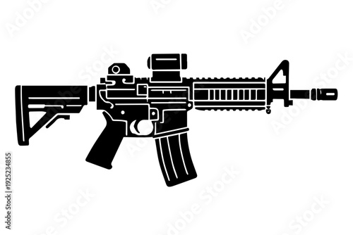 Tactical Firearm Silhouette