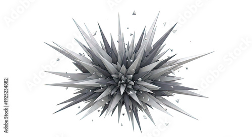 Abstract Geometric Spike Explosion