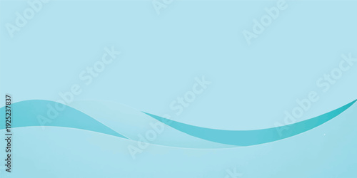 Abstract blue wave vector illustration featuring artistic flowing curves and light motion lines on a creative water design backdrop for web wallpaper backgrounds