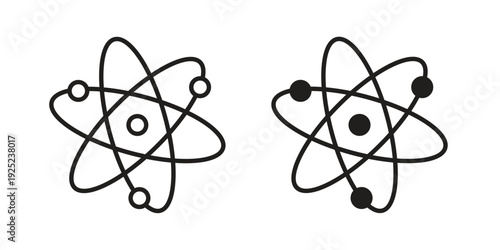 Science icon in a simple line art style. EPS10