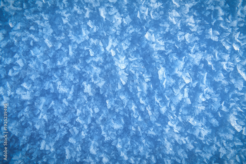 Obraz premium Fresh snowflakes, snow, ice texture