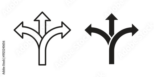 Flexibility icon outline vector set. icon vector isolated on white background. EPS 10