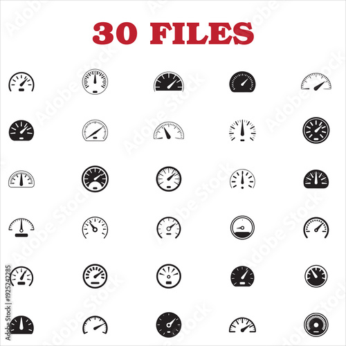 Speedometer SVG Bundle 