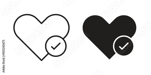 Good health icon outline vector set. icon vector isolated on white background. EPS 10