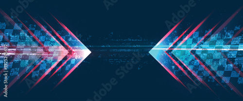 Abstract fast racing speed background with tyres