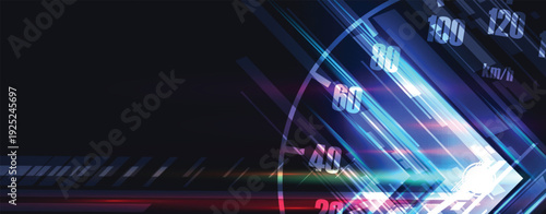 Abstract fast racing speed background with tyres