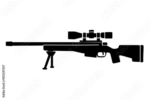 Precision Sniper Rifle Silhouette