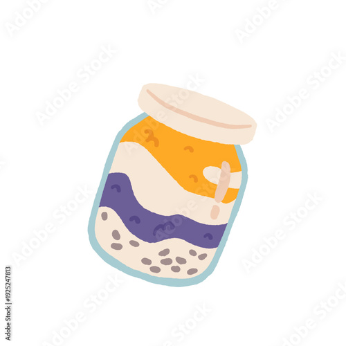 Dairy products set. Milk in bottle, yogurt in plastic cup, whipped cream, protein dessert, lactose food and drinks in carton boxes, containers. Flat vector illustration isolated on white background