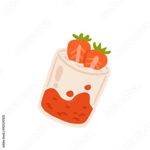 Dairy products set. Milk in bottle, yogurt in plastic cup, whipped cream, protein dessert, lactose food and drinks in carton boxes, containers. Flat vector illustration isolated on white background