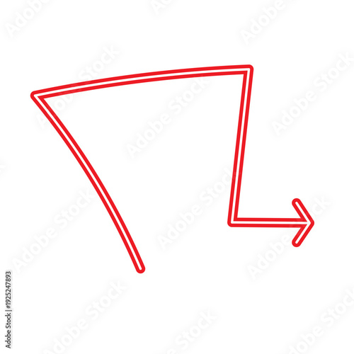 Creative Hand Drawn Colorful Doodle Arrows and Directional