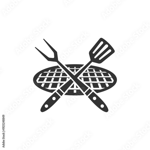 bbq grill logo icon