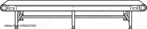 Food Grade Conveyor Belt Line Art icon