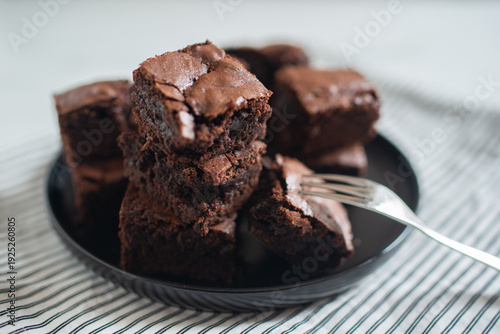 Wallpaper Mural Delicious chocolate fudge brownie  Torontodigital.ca