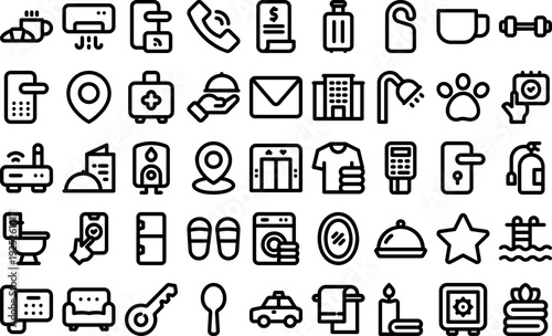 Hotel Services Illustration