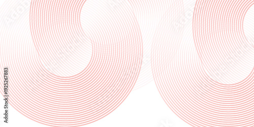 A collection of concentric red circles. vector illustration