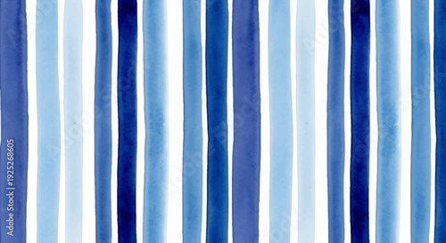 Blue and white vertical stripes pattern background.
