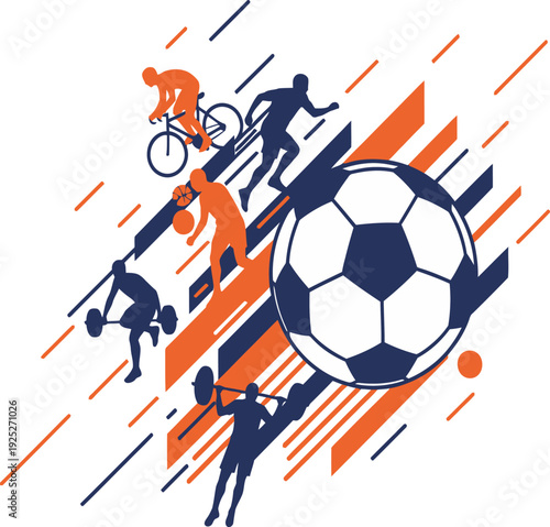 World Cup Victory Celebration - Soccer Champion Gold Trophy and Athlete Triumph. Designed for high-value winner announcements, sports merit awards, and international tournament celebration materials