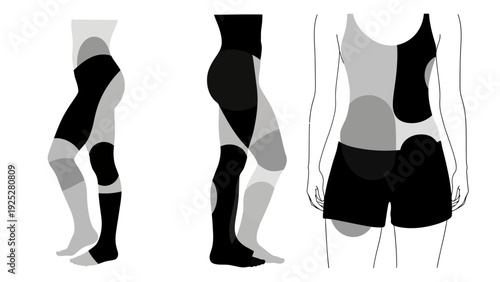 Compression Sleeves and Shorts for Athletes.