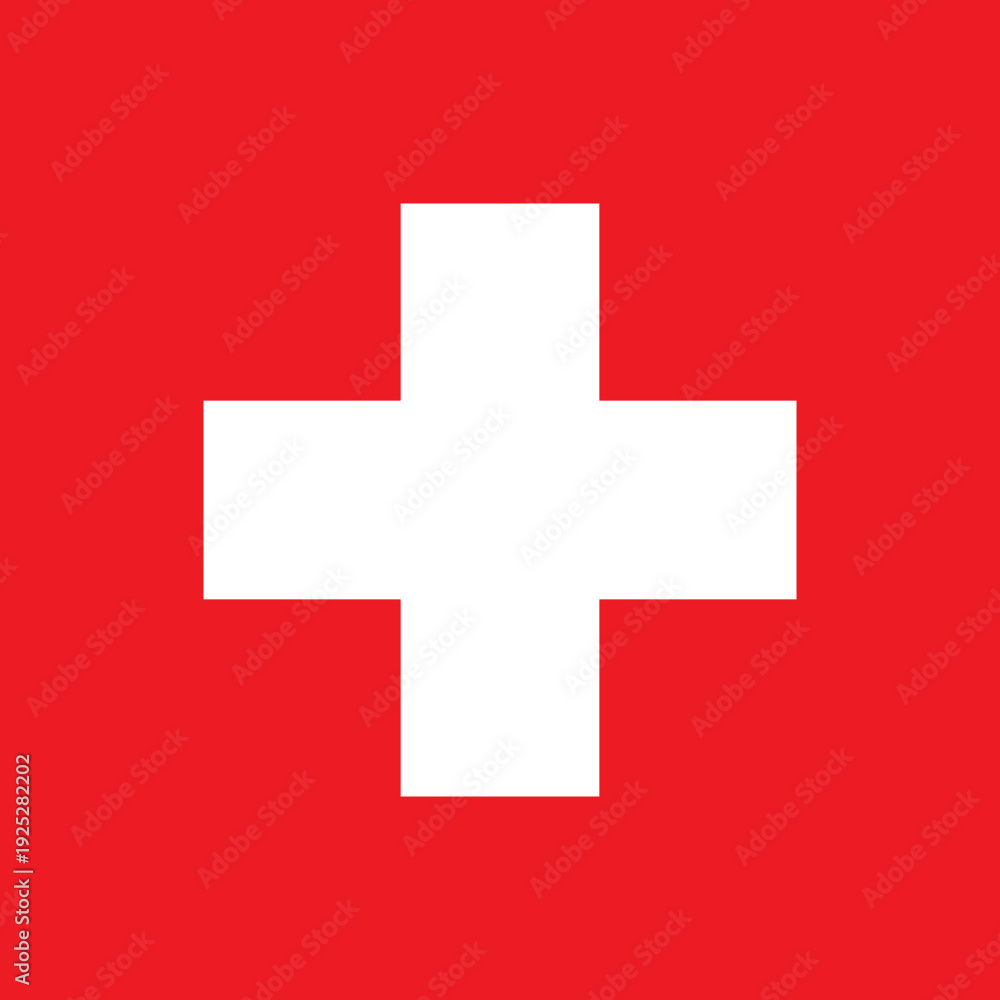 Fototapeta premium Medical plus cross icon. Healthcare symbol for first aid, emergency services isolated on transparent background. Hospital pharmacy and medicine clinical design elements in square.