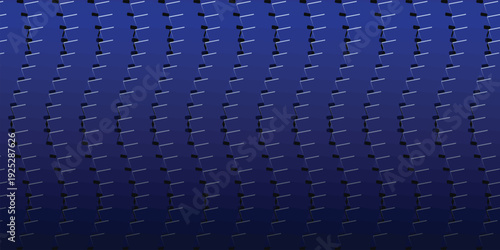 3D Abstract Cobalt Blue Ribbon Wave Background for Technology and Network Infrastructure