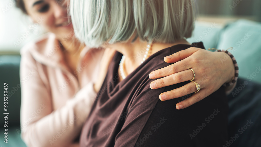 Fototapeta premium A loving embrace at home