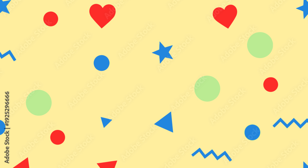 custom made wallpaper toronto digitalabstract geometric shapes pattern, yellow background