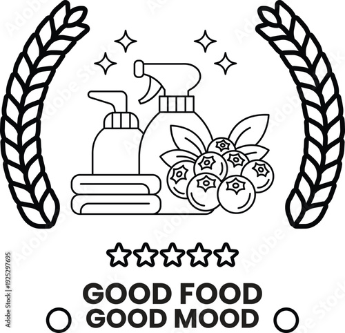 A black and white image of a bottle of dish soap