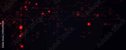 Hacker Attack Cyber Security Digital Data Breach Computer Fraud Red Code Cyberattack Screen Alert. Malware Internet Crime Cybersecurity Software Technology System Network Protection. Vector Concept