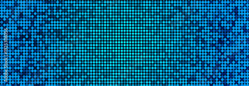 Dots Geometric Pattern Background Texture for Digital Art, Data Science, AI Tech, Medical, Fintech, Biotech Graphic Design Forum Conference BG. Modern Halftone Circle Gradient. Vector Illustration