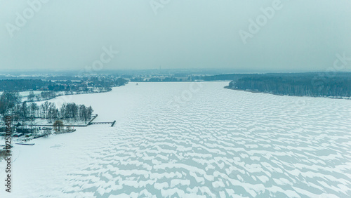 
Frozen lake in Poland