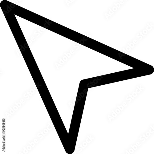 Send Button Vector Line Icon