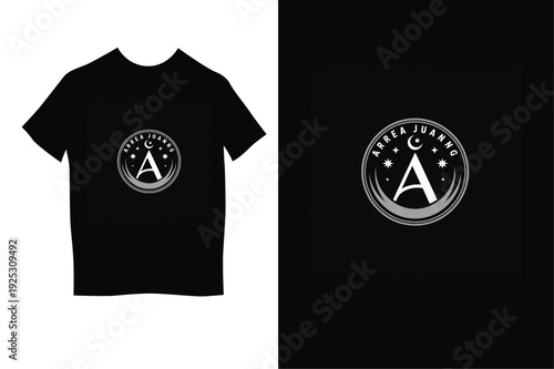 Dream Big Moon and Planet Cartoon T-Shirt Graphic